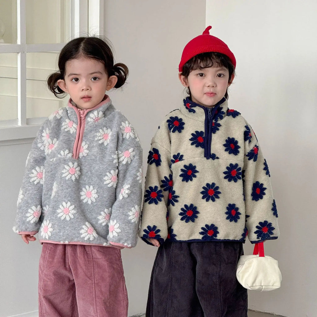 Retro Daisy Teddy Fleeces