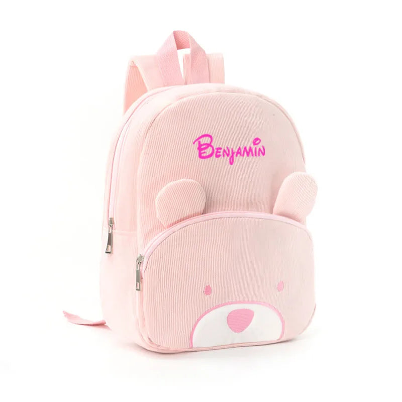 Corduroy Personalised Animal Backpack