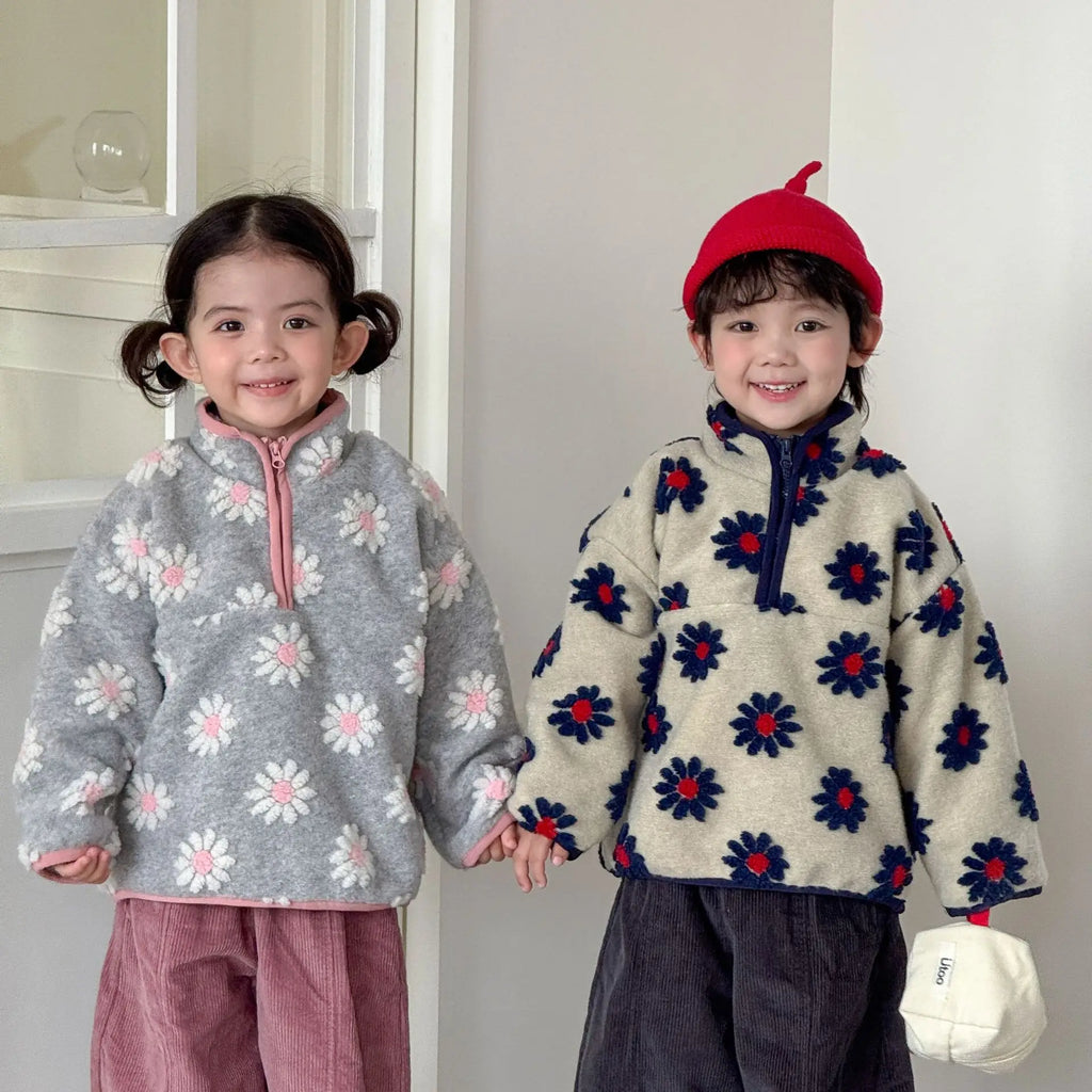 Retro Daisy Teddy Fleeces