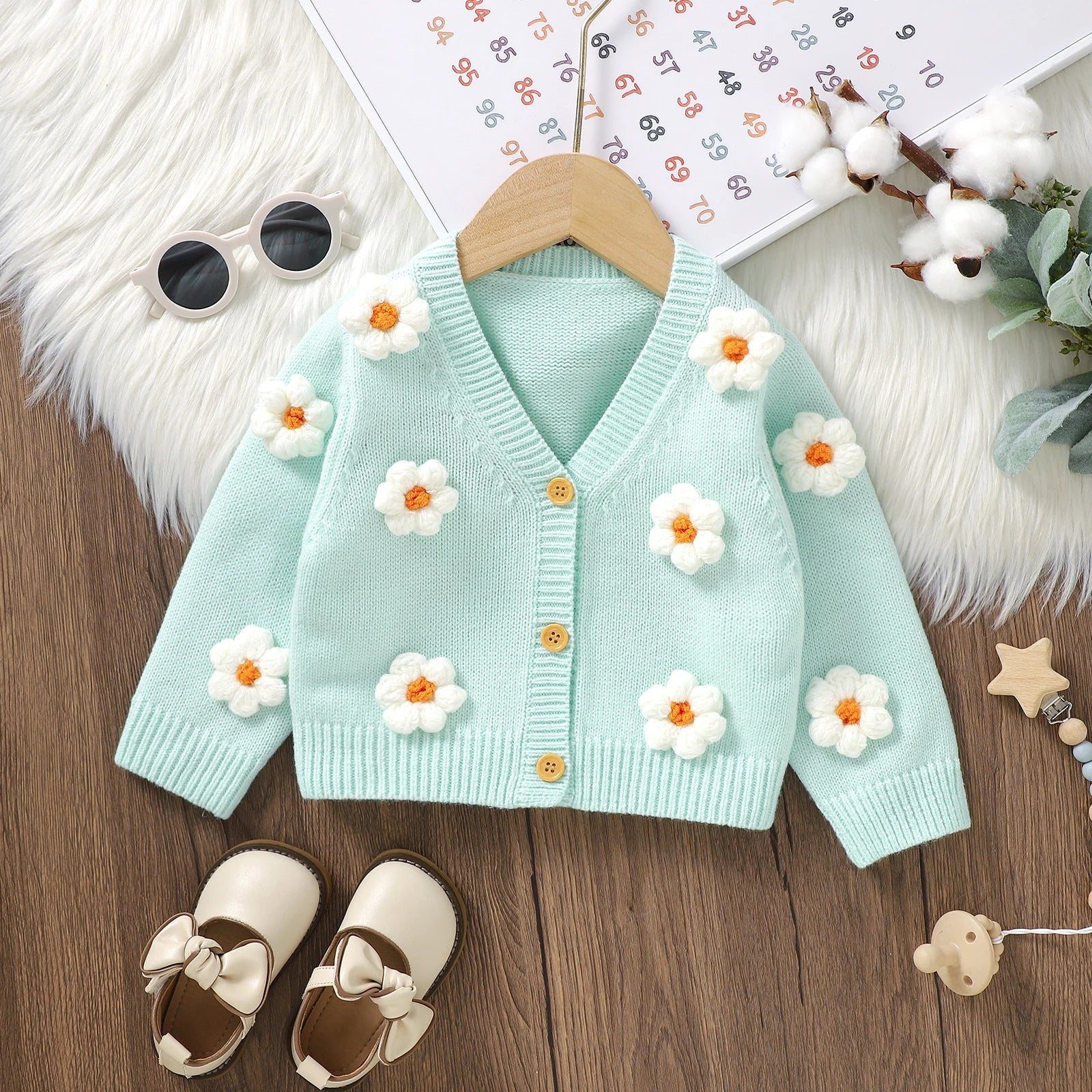 Crochet Daisy Cardigan