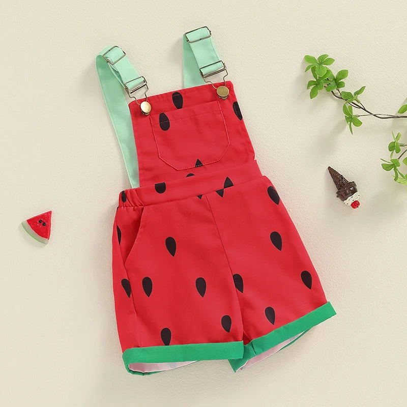 Watermelon Dungarees