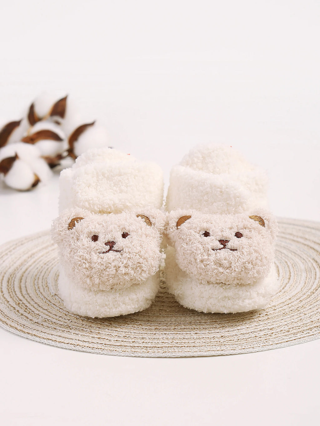 Fuzzy Bear Booties