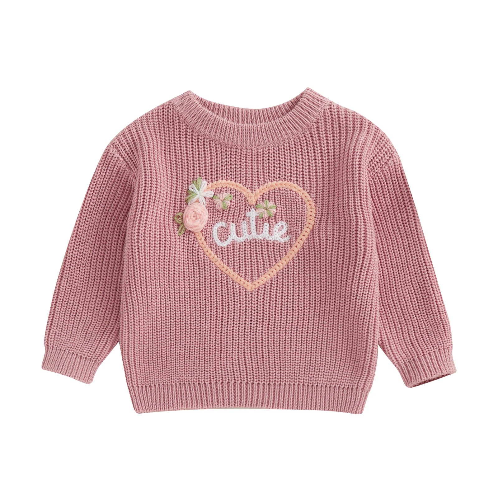 Cutie Embroidery Pullover