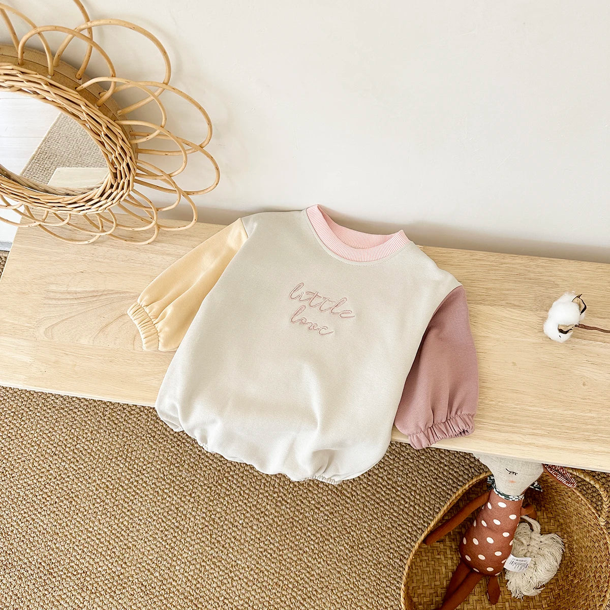 Little Love Retro Contrast Romper