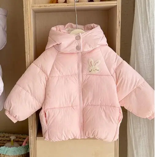 Pastel Bunny Puffer Jackets