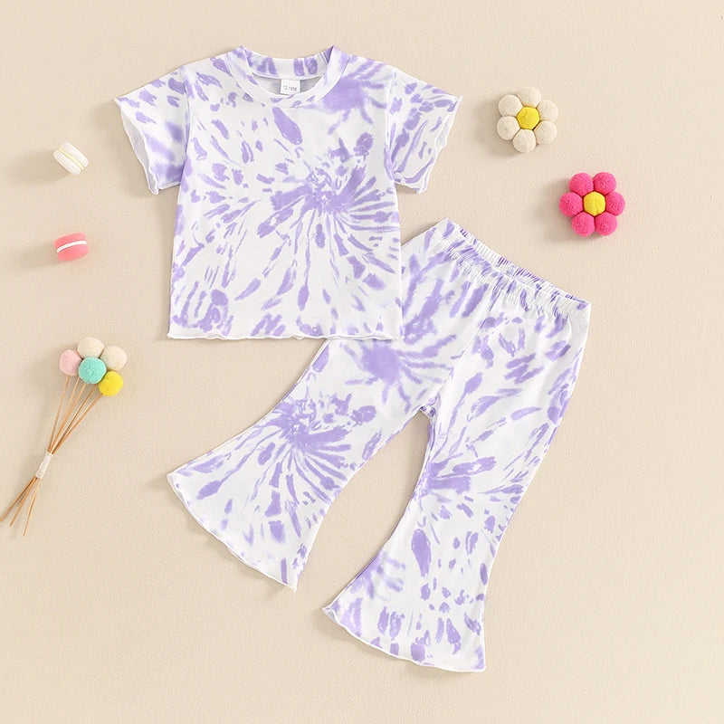 Tie-Dye Flares Set