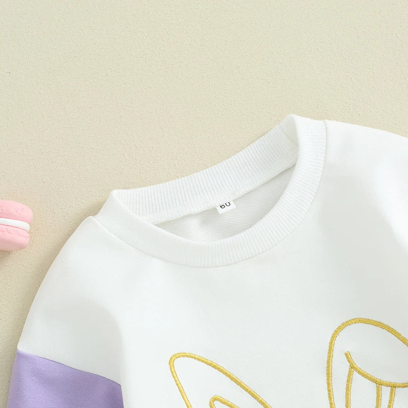 Hippity Hop Embroidery Romper