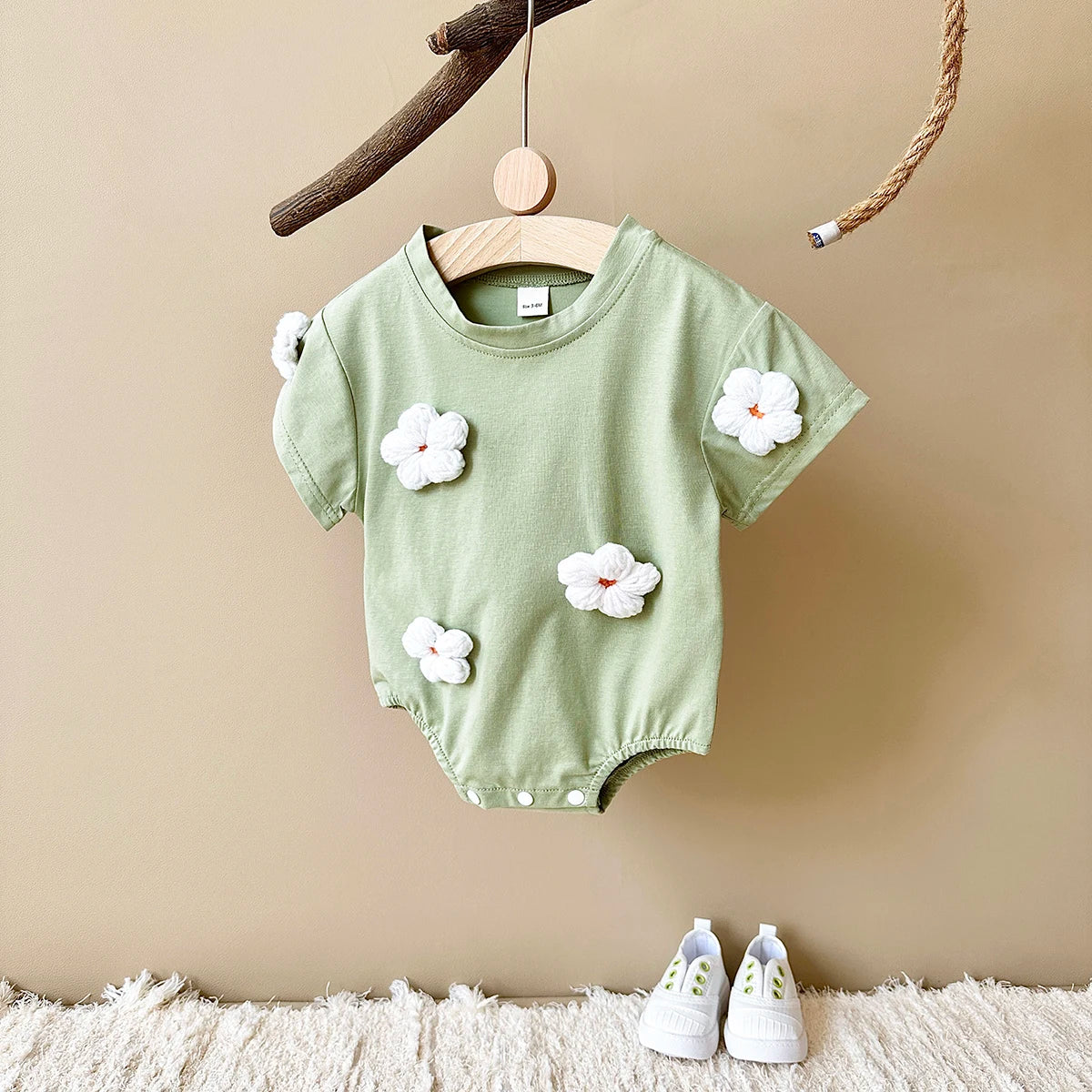 Crochet Flower Romper