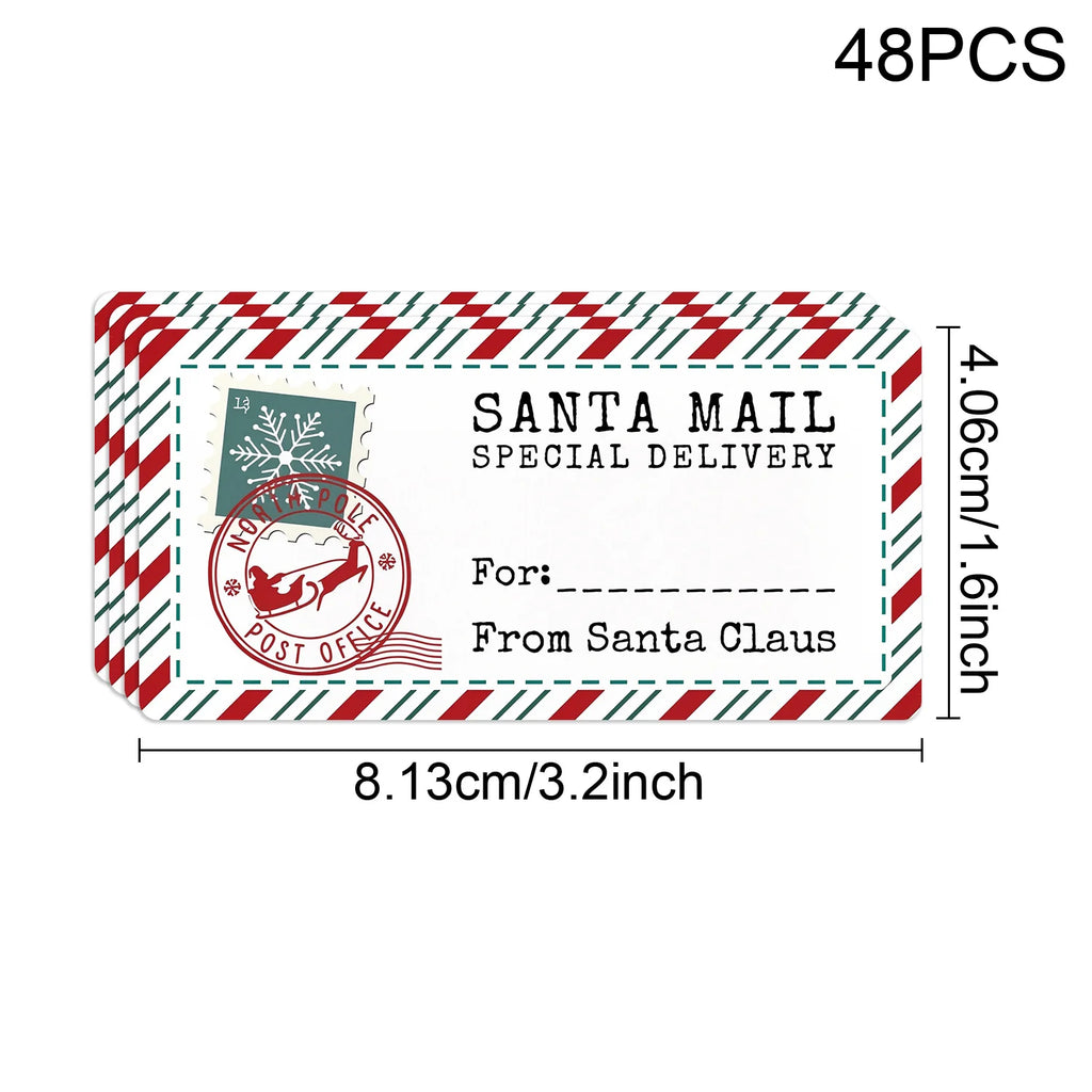 Santa Mail Special Delivery Stickers