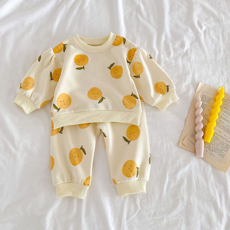 Fruit Print Loungewear Set