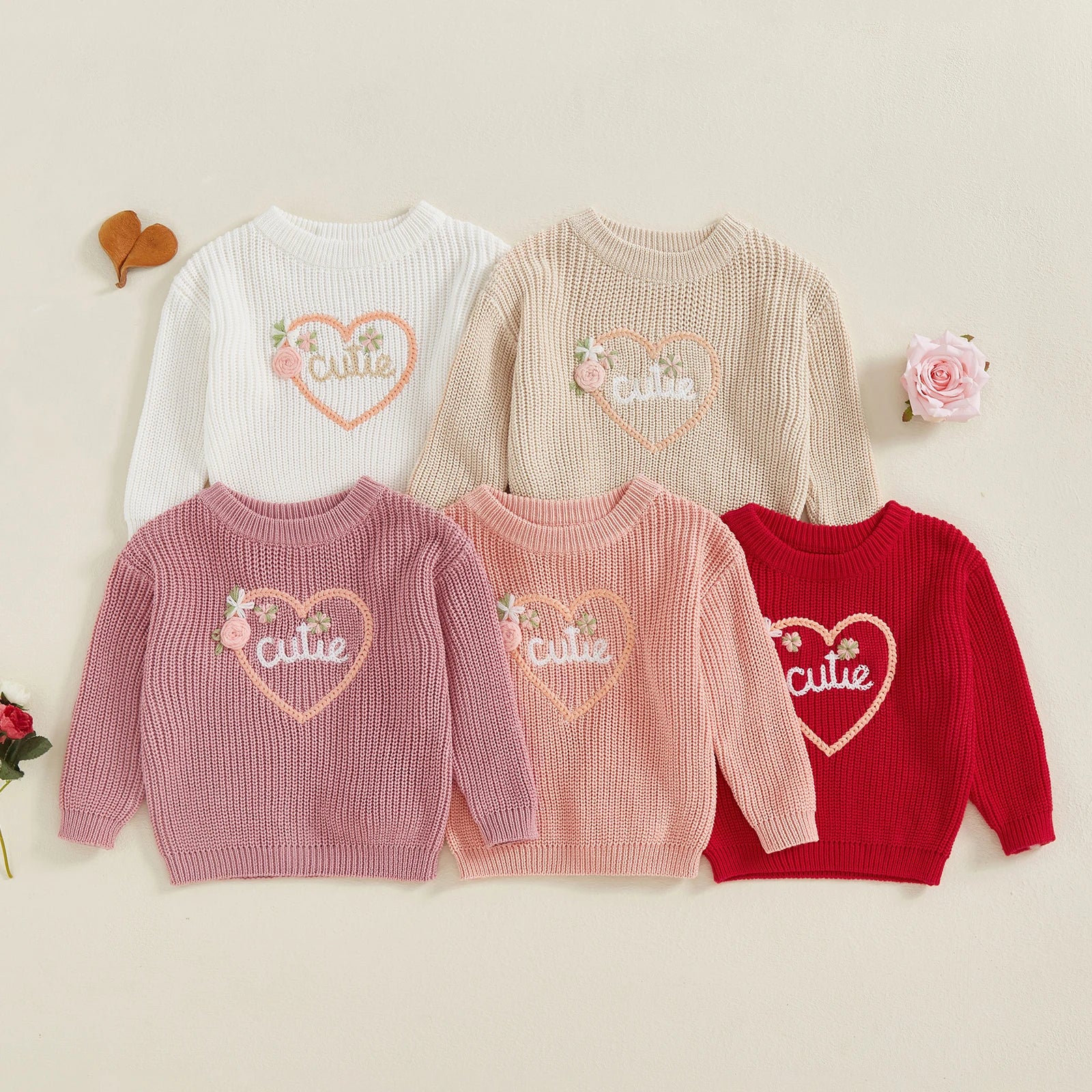 Cutie Embroidery Pullover