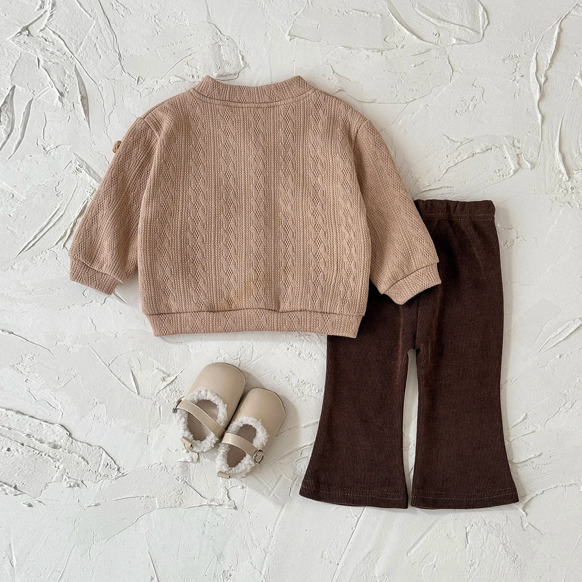 Neutral Wildflower Knit Co-Ord