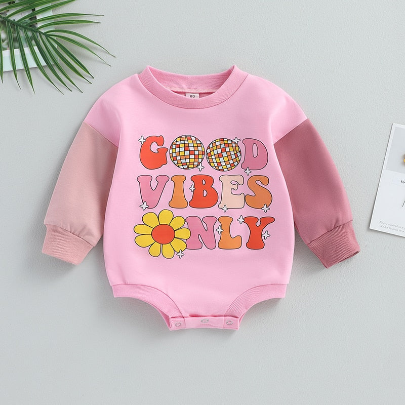 Good Vibes Only Two-Tone Romper