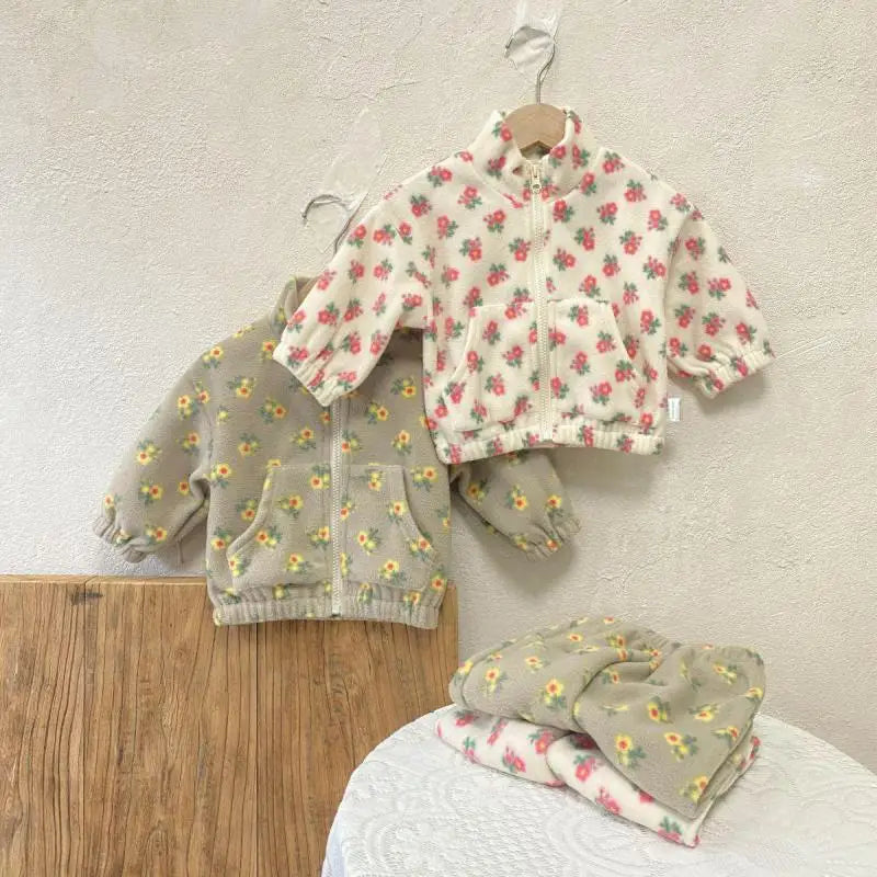 Floral Fleece Tracksuit