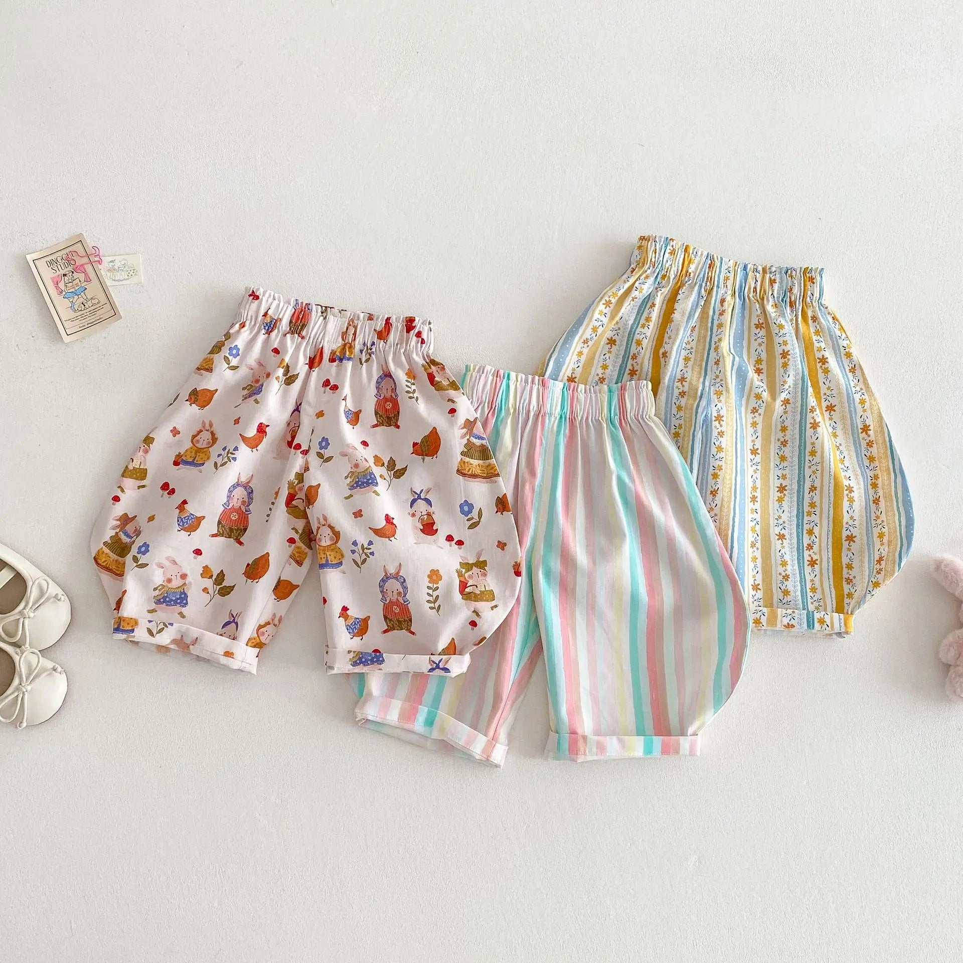 Spring Pattern Harem Trousers