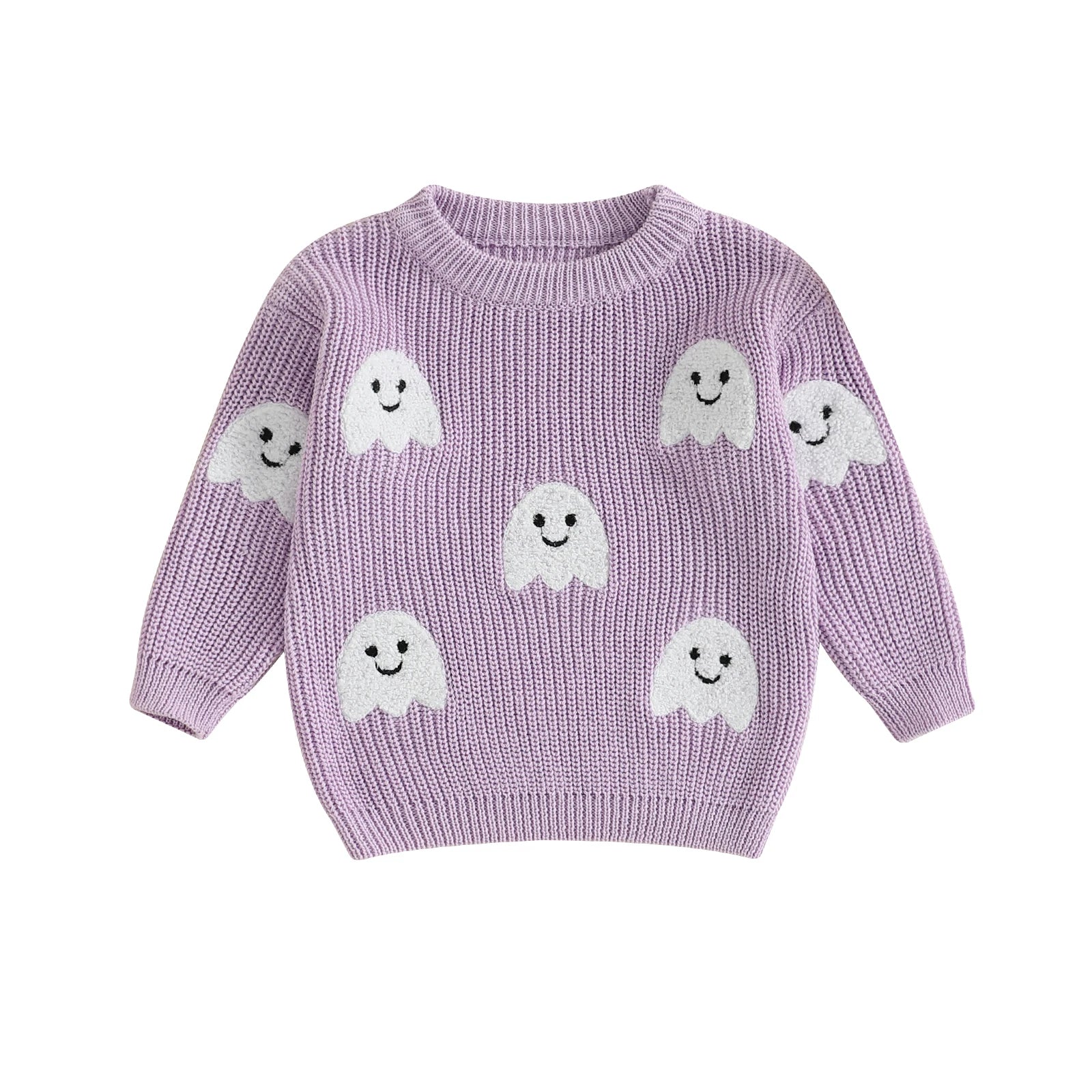 Friendly Ghost Knit Pullover