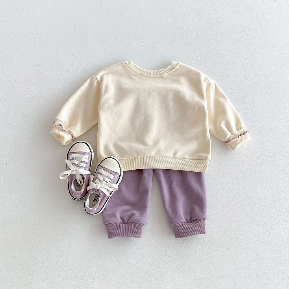 Lavender Flower Tracksuit