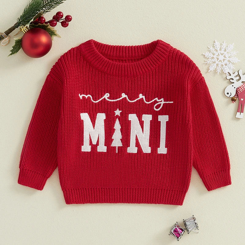 Merry Mini Embroidery Jumper