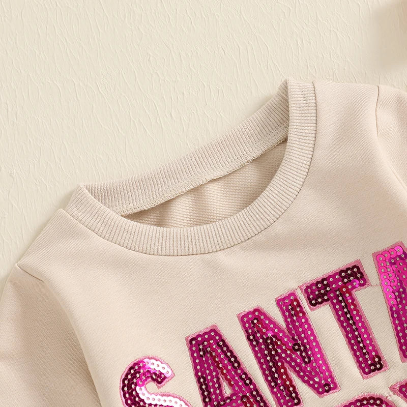 Santa Baby Sequin Pullover