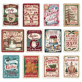 Vintage North Pole Gift Stickers
