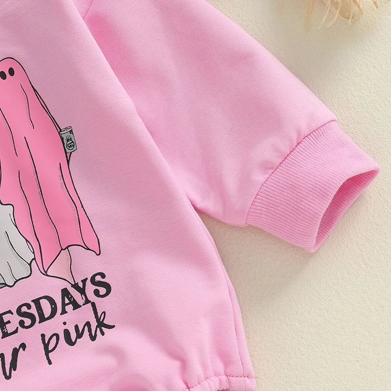 On Wednesday's We Wear Pink Romper