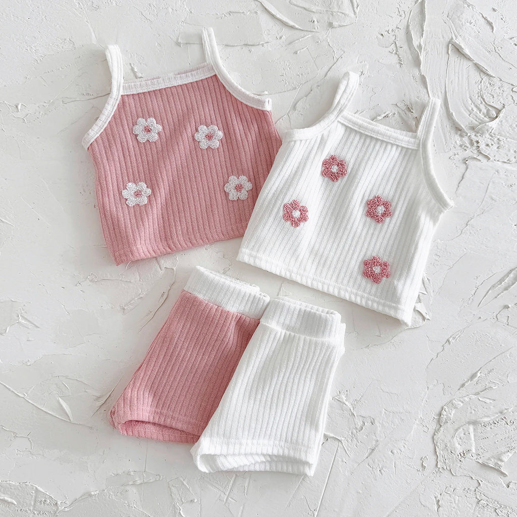 Flower Patch Camisole Top & Shorts Set