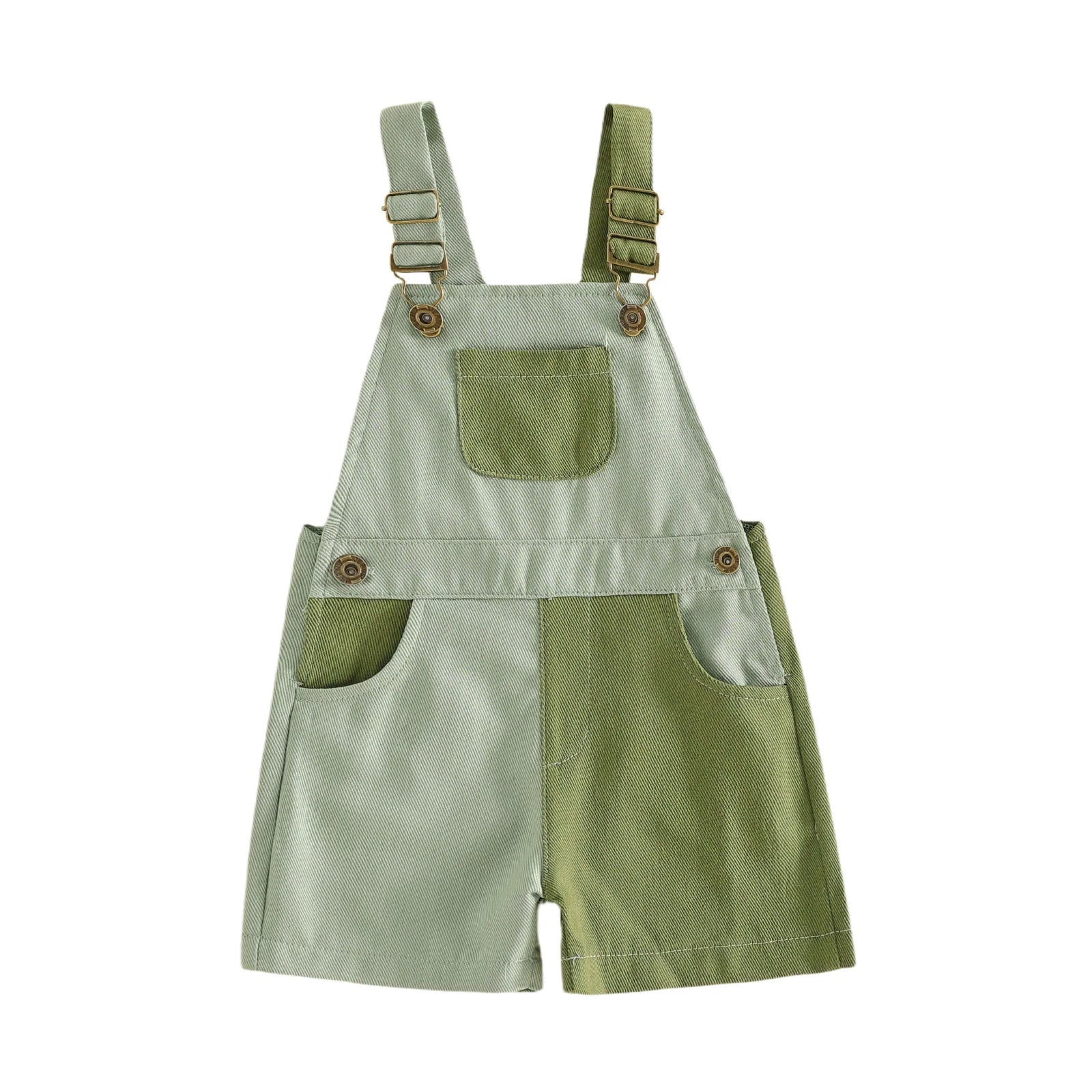 Retro Contrast Dungarees
