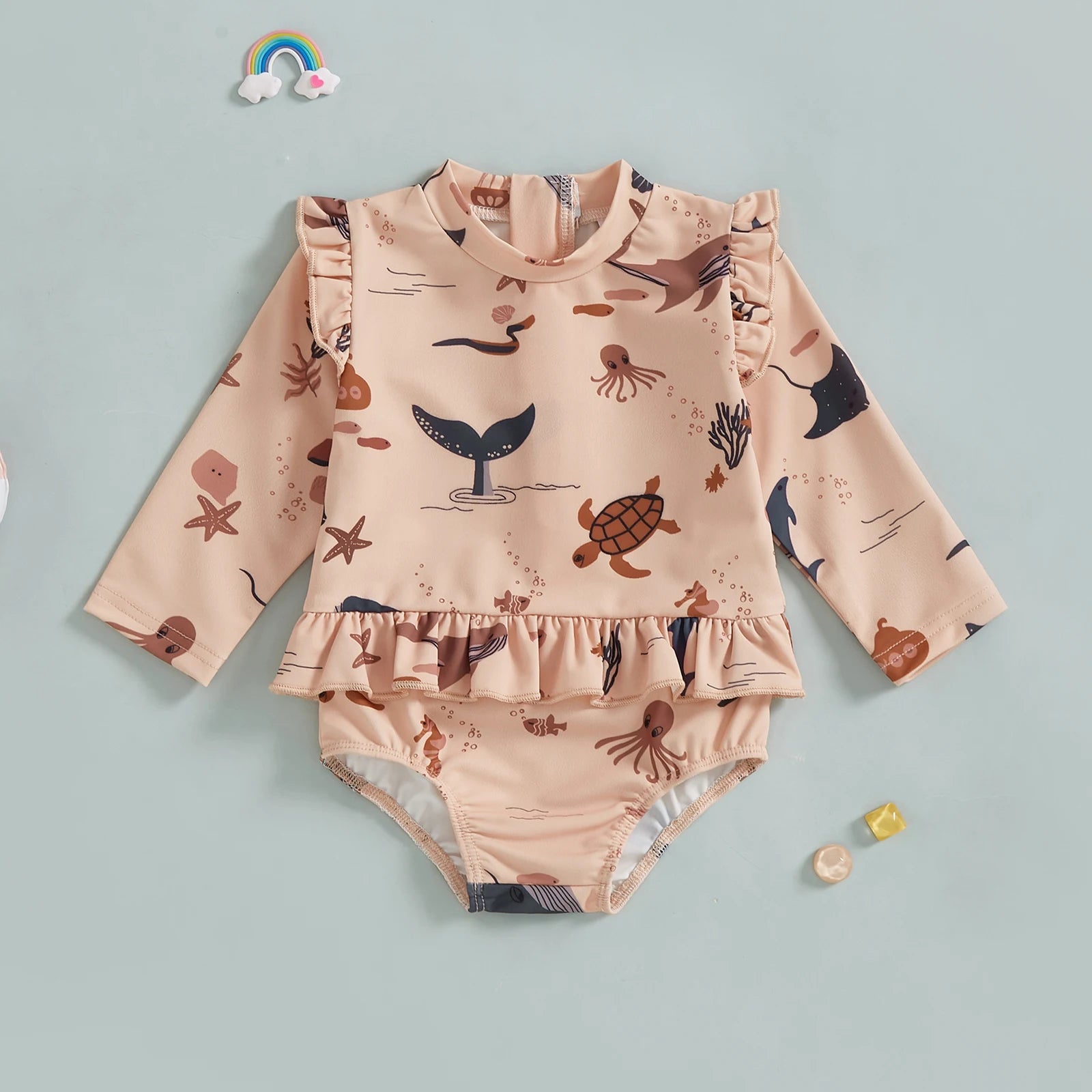 Under the Sea Ruffle Swimsuit