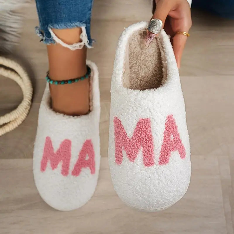 Mama Fluffy Slippers