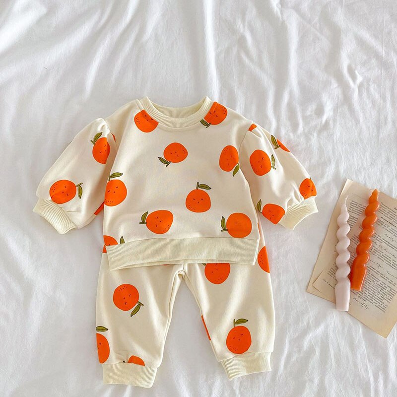 Fruit Print Loungewear Set