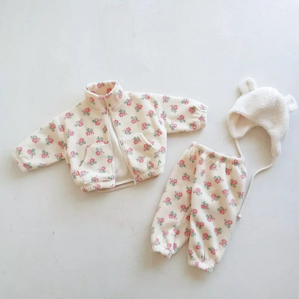 Floral Fleece Tracksuit