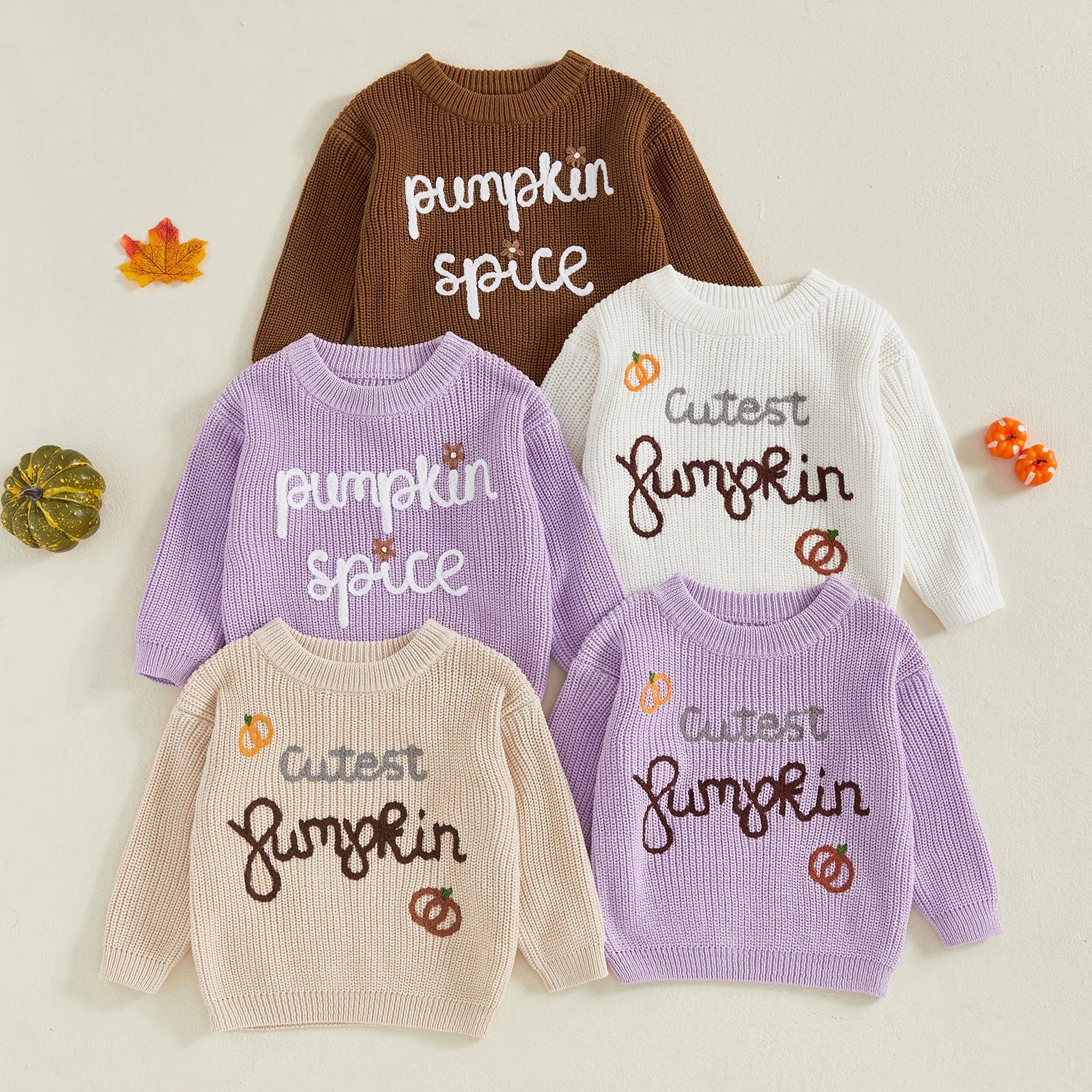 Cutest Pumpkin / Pumpkin Spice Embroidered Pullover