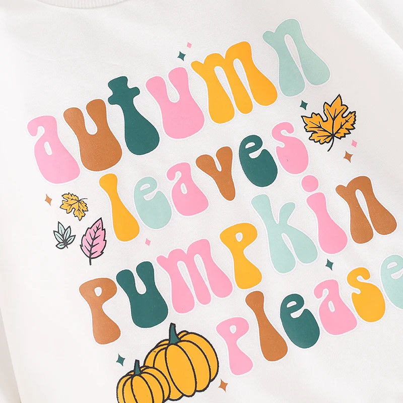 Autumn Leaves Pumpkin Please Romper