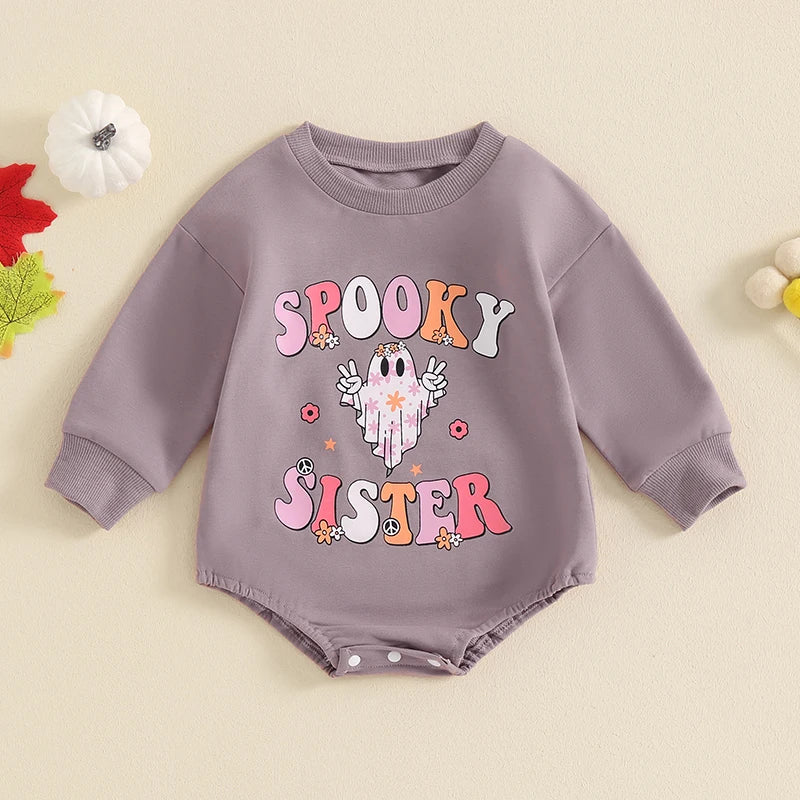 Spooky Sister / Spooky Season Romper