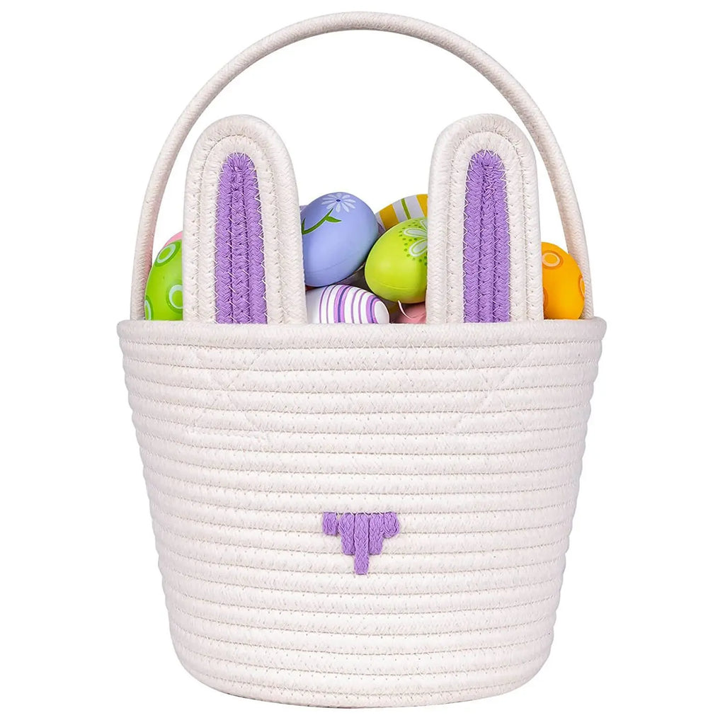 Personalised Easter Bunny Yarn Basket