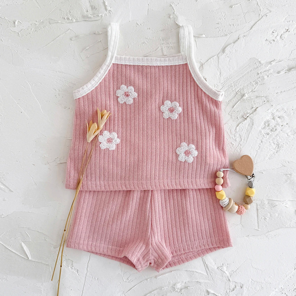 Flower Patch Camisole Top & Shorts Set