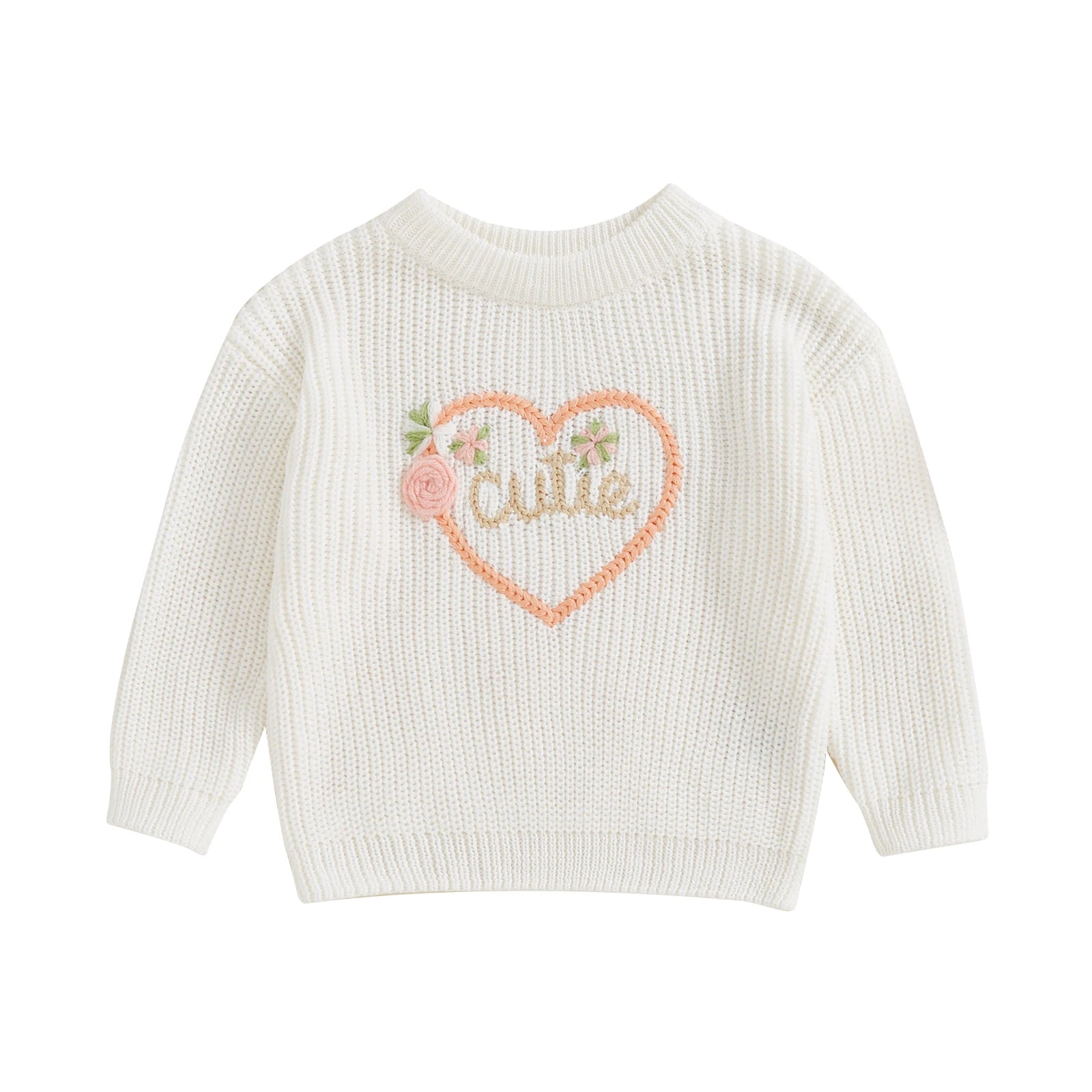 Cutie Embroidery Pullover