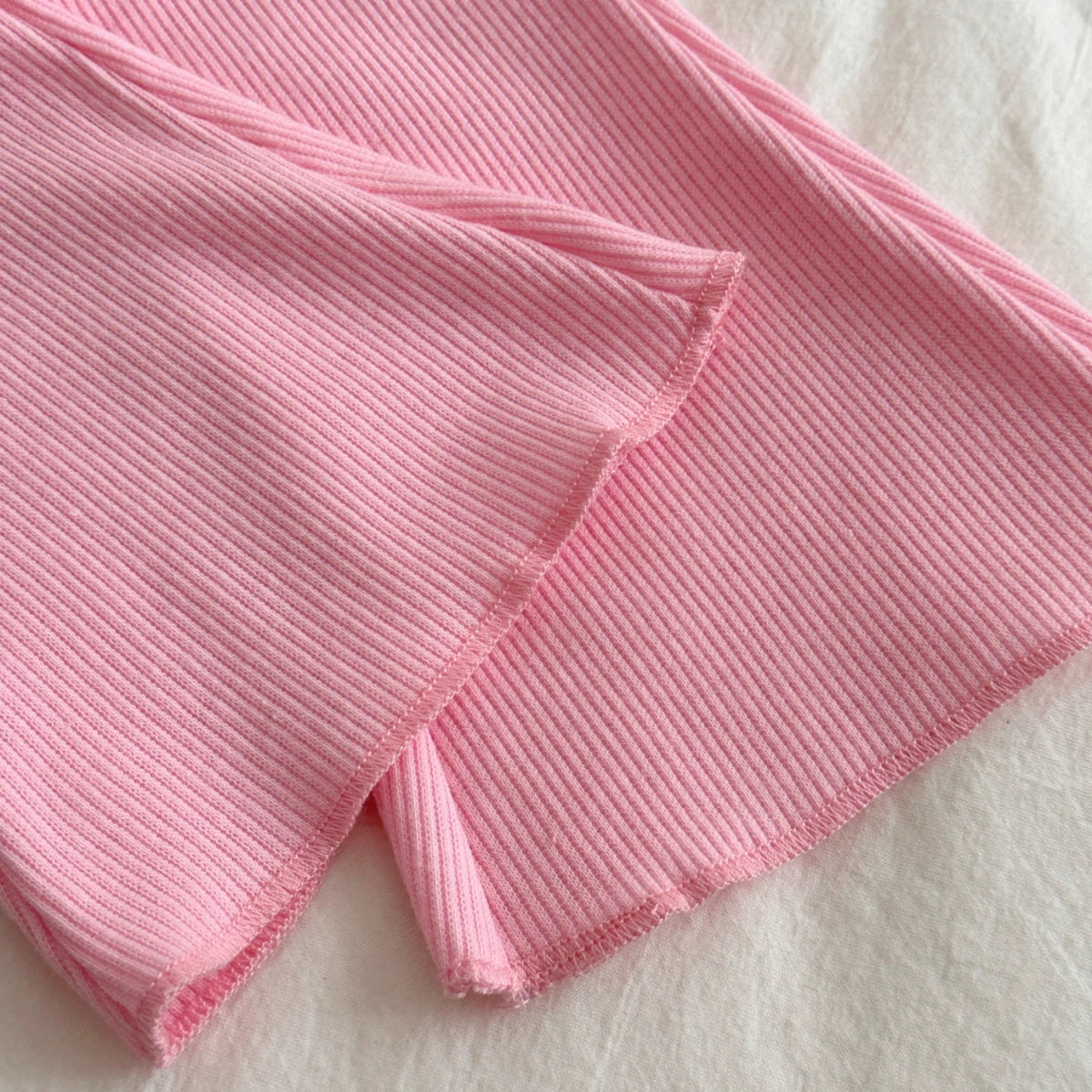 Pink Petal Knit Cardigan & Trouser Set