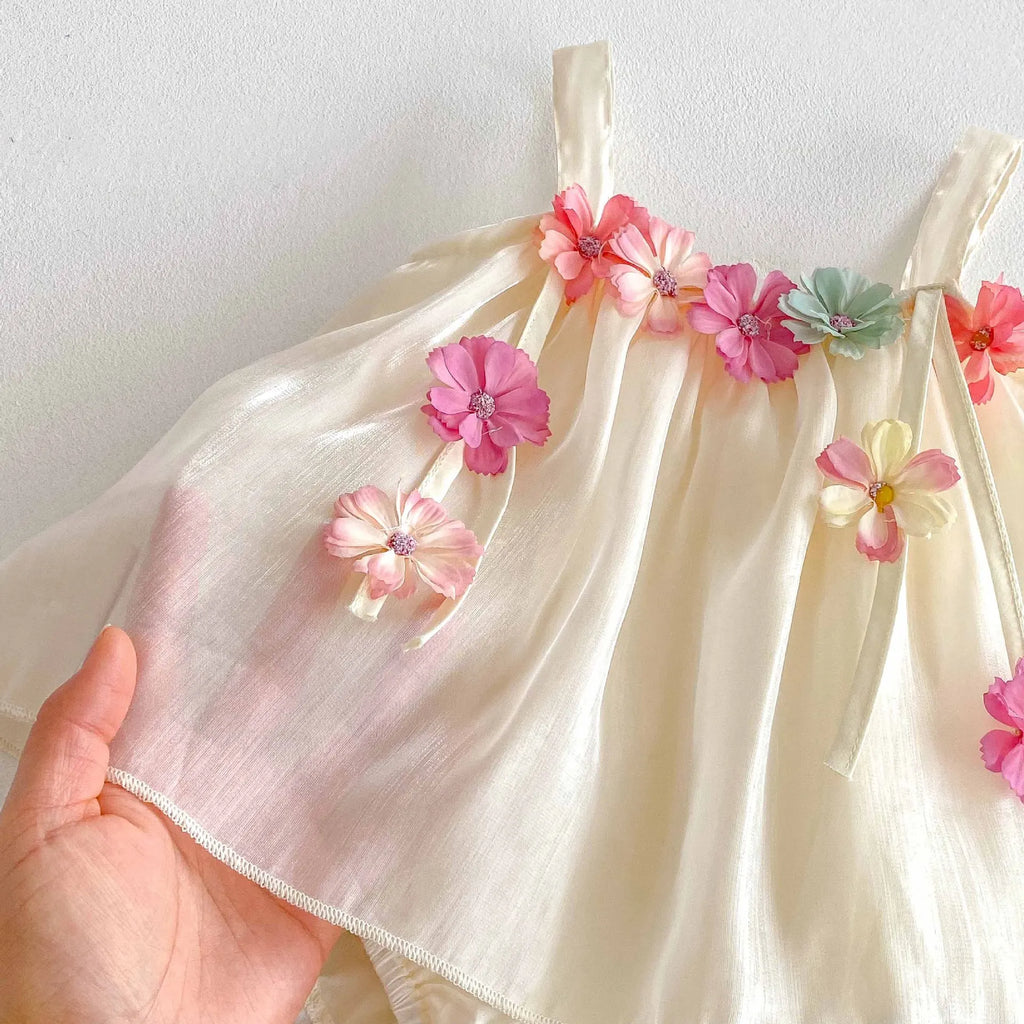 Enchanting 3D Flower Romper