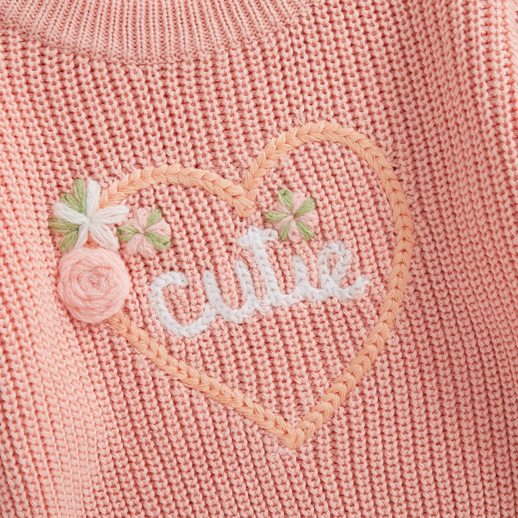 Cutie Embroidery Pullover