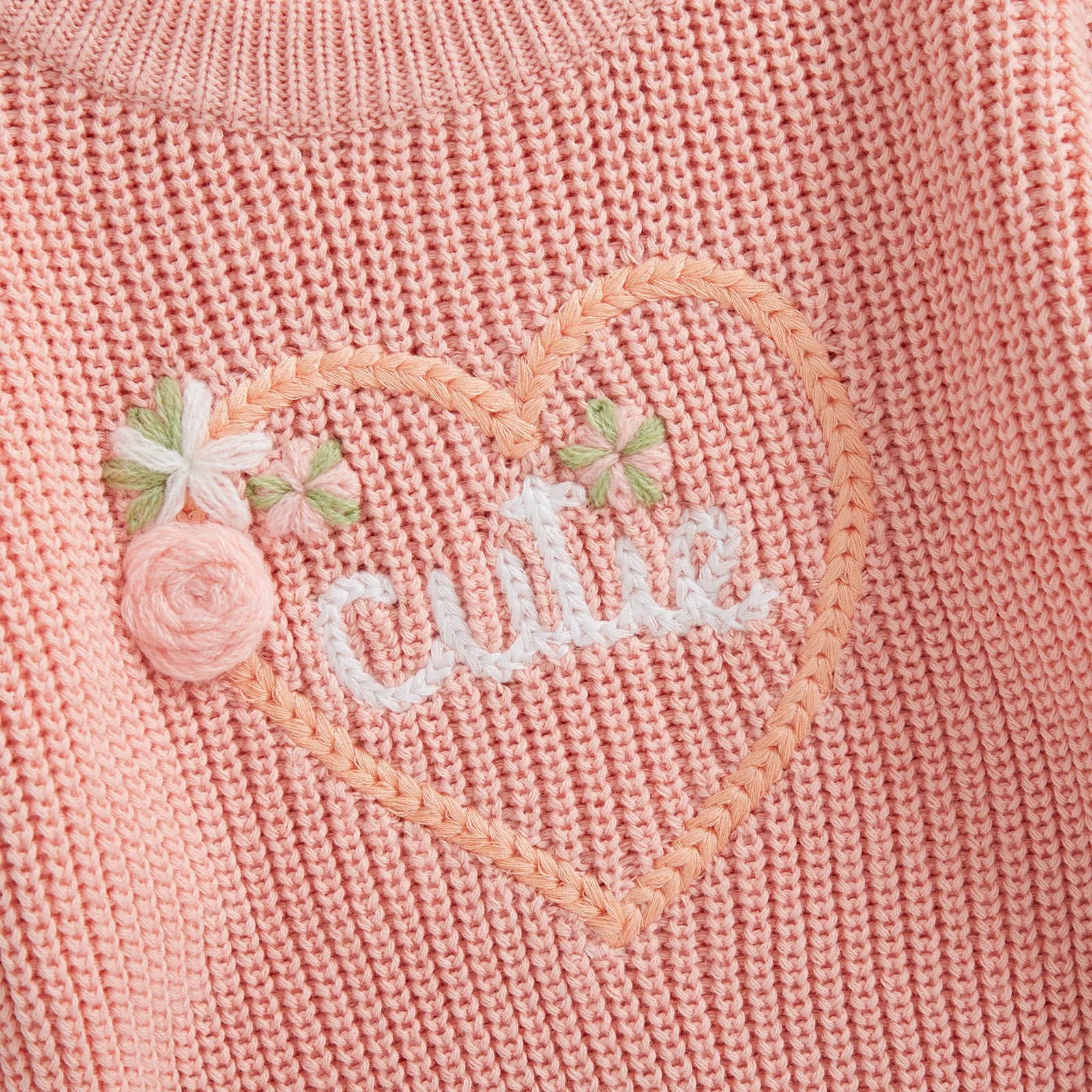 Cutie Embroidery Pullover