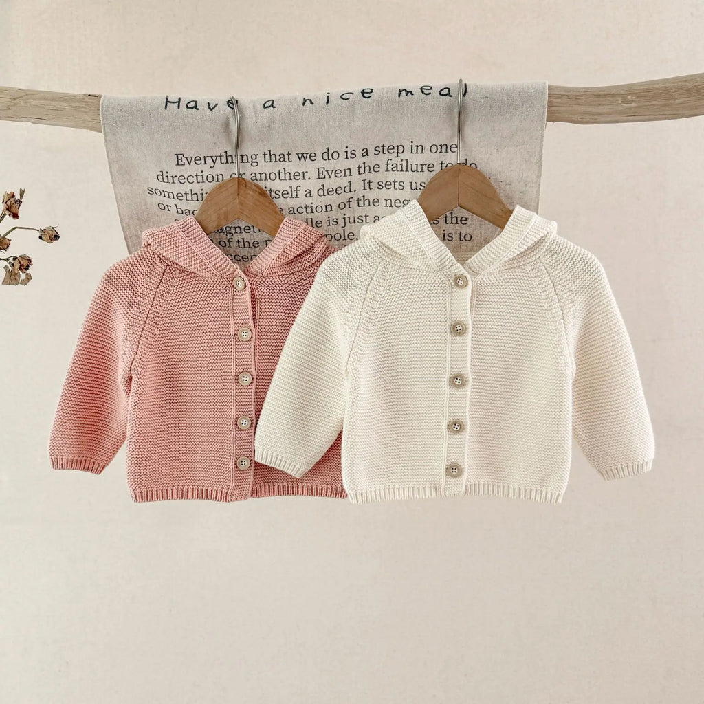 Bunny Ear Knit Cardigan