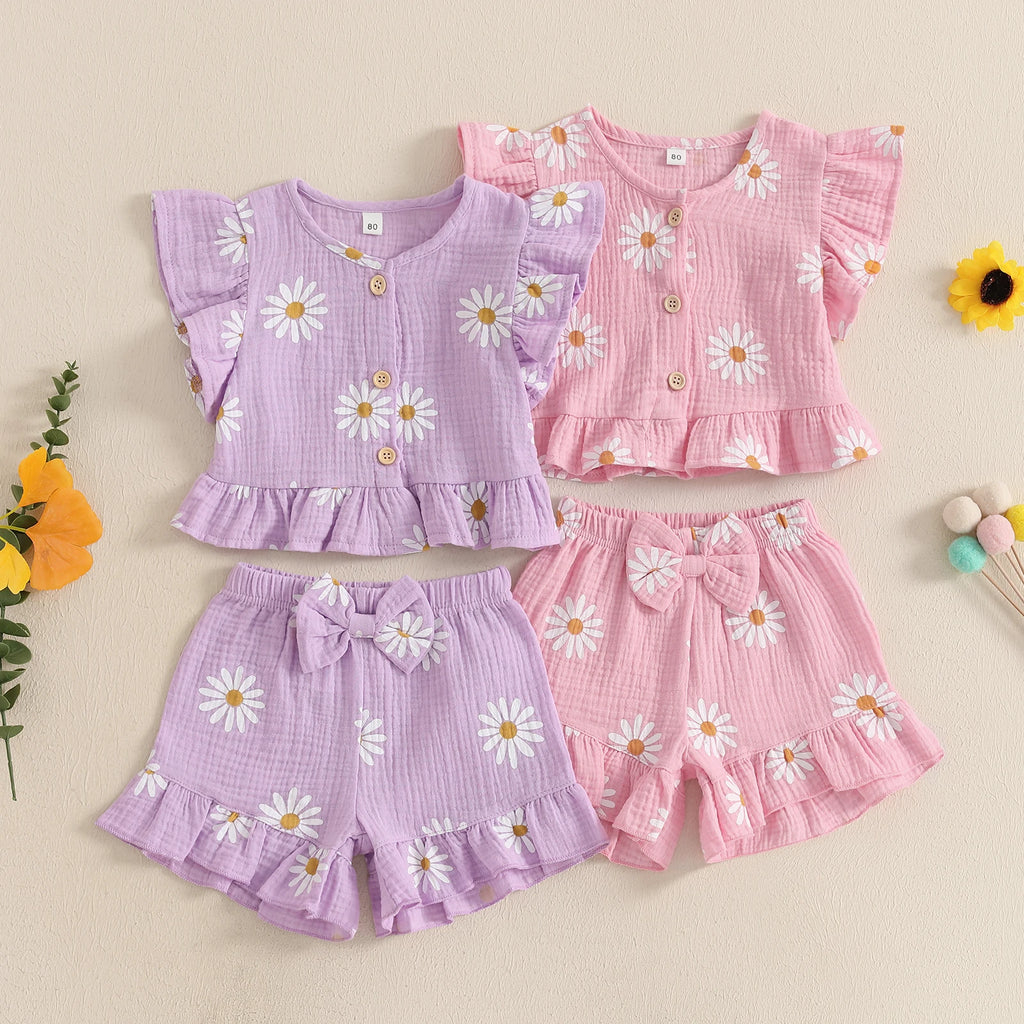 Pastel Daisy Print Set