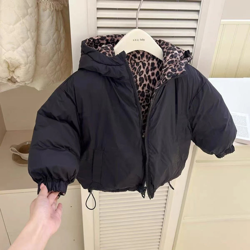 Reversible Leopard Print Jacket