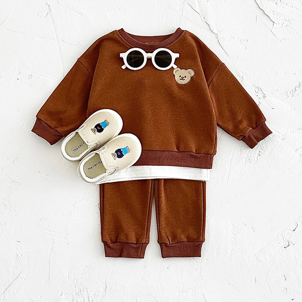 Embroidered Bear Tracksuit