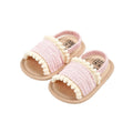 Pom Pom Trim Sandals