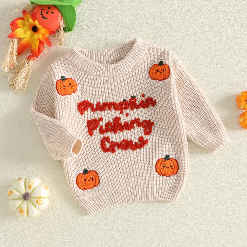 Pumpkin Picking Crew Sweater