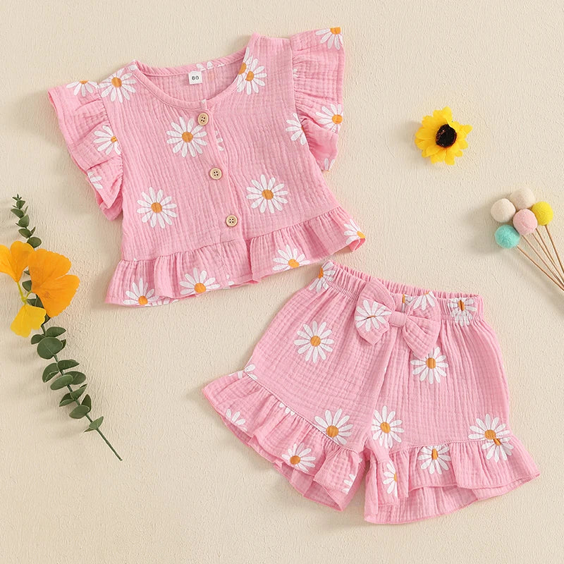 Pastel Daisy Print Set