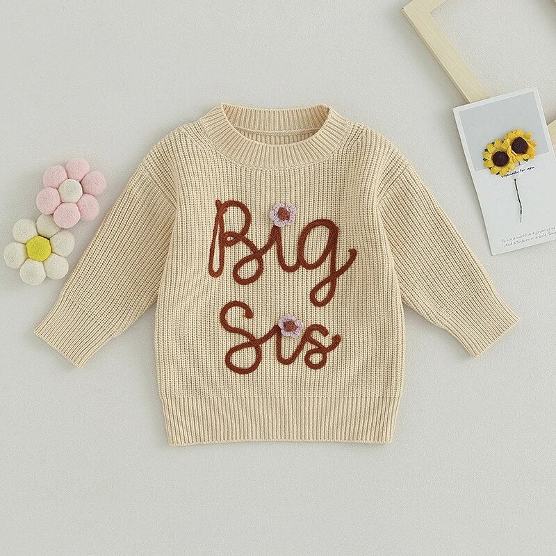 Big Sis Embroidery Pullover