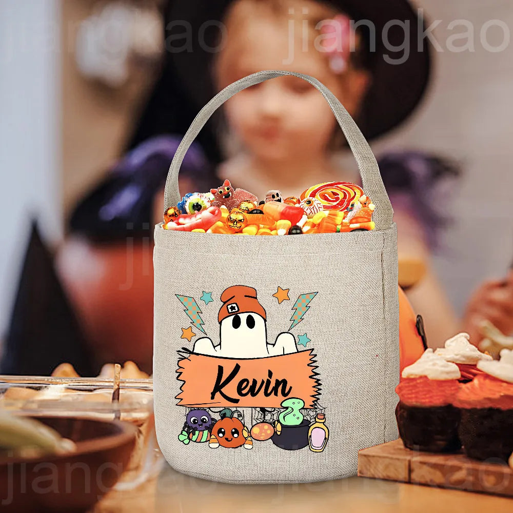 Personalised Trick or Treat Tote Bag